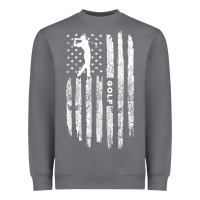 Storm American Flag Golf Clothing  Golfer Vintage Golf Heavyweight Sweatshirt - longCreatives
