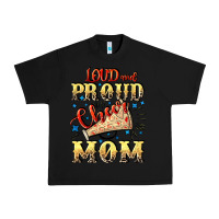 Black Loud and proud cheer Mom Mother's Day Urban Heavy Tee - CowGirlArtShop