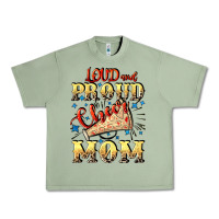 Oil Green Loud and proud cheer Mom Mother's Day Urban Heavy Tee - CowGirlArtShop