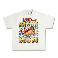 Pistachio Loud and proud cheer Mom Mother's Day Urban Heavy Tee - CowGirlArtShop
