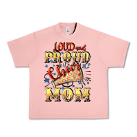 Salmon Loud and proud cheer Mom Mother's Day Urban Heavy Tee - CowGirlArtShop
