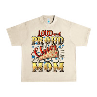 Sandshell Loud and proud cheer Mom Mother's Day Urban Heavy Tee - CowGirlArtShop