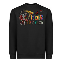 Black hair hustler 2 Heavyweight Sweatshirt - SublimationCraftShop