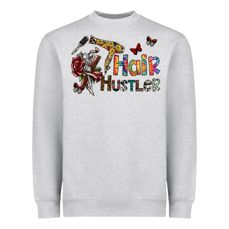 Hair Hustler 2 Heavyweight Sweatshirt by SublimationCraftShop | Teevron