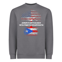 Storm American Raised with Puerto Rican Roots Puerto Rico Heavyweight Sweatshirt - longCreatives