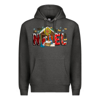 Charcoal Heather Noel Premium Hoodie - CowhideDigitalArt