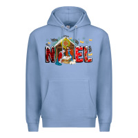 Colony Blue Noel Premium Hoodie - CowhideDigitalArt