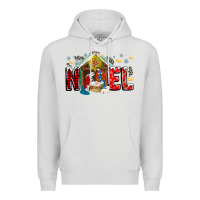 Dove Grey Noel Premium Hoodie - CowhideDigitalArt
