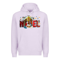 Lilac Noel Premium Hoodie - CowhideDigitalArt