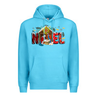Ocean Blue Noel Premium Hoodie - CowhideDigitalArt
