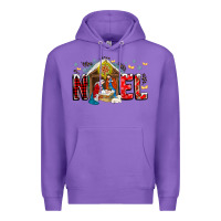 Purple Noel Premium Hoodie - CowhideDigitalArt