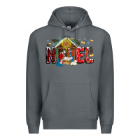 Rock Noel Premium Hoodie - CowhideDigitalArt