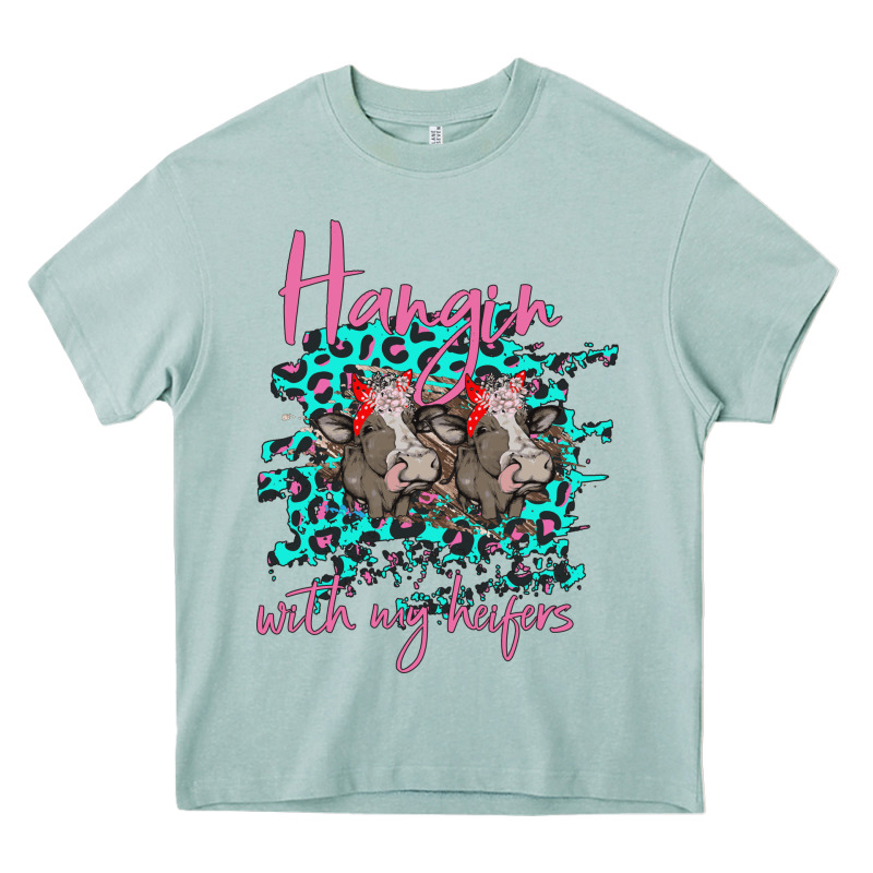 Hangin With My Heifers Heavy Core Tee by Bettercallsaul | Teevron