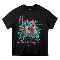 Black Hangin With My Heifers Heavy Core Tee - Bettercallsaul