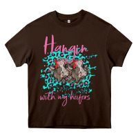 Chocolate Brown Hangin With My Heifers Heavy Core Tee - Bettercallsaul