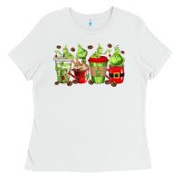 White grinch coffee cups Ladies Tee - texasbilliewilder