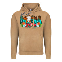 Vintage Camel Blessed Mama Flowers Cow Vintage Hoodie - CowCowDesign