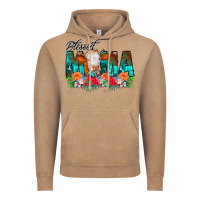 Vintage Coffee Blessed Mama Flowers Cow Vintage Hoodie - CowCowDesign