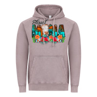 Vintage Zinc Blessed Mama Flowers Cow Vintage Hoodie - CowCowDesign