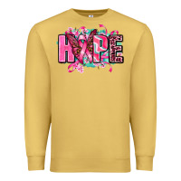 Antique Gold hope with butterfly's Premium Sweatshirt - AdoDesignShop