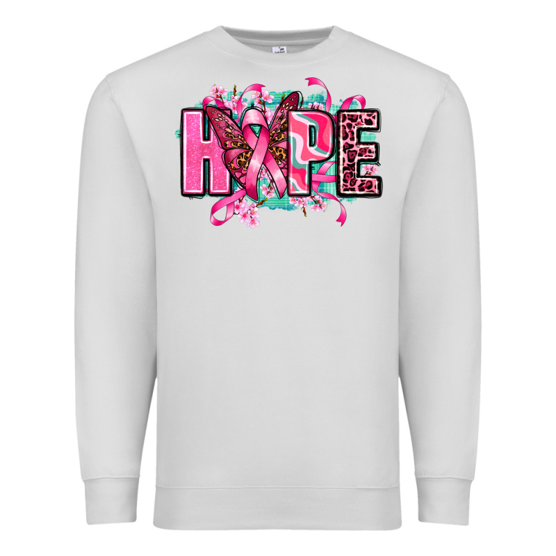 Hope With Butterfly's Premium Sweatshirt by AdoDesignShop | Teevron