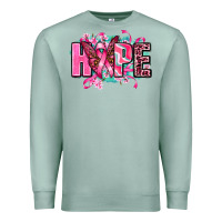 Seafoam hope with butterfly's Premium Sweatshirt - AdoDesignShop