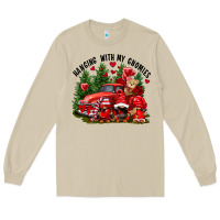 Mushroom Valentine's Day hanging with my gnomies Long Sleeve Tee - FaDigitalArtStudio