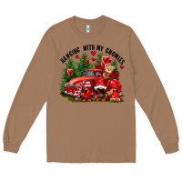 Toasted Coconut Valentine's Day hanging with my gnomies Long Sleeve Tee - FaDigitalArtStudio
