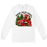 White Valentine's Day hanging with my gnomies Long Sleeve Tee - FaDigitalArtStudio