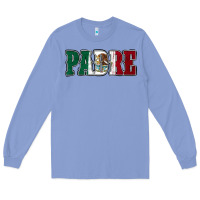 Colony Blue Mexican Flag Padre Long Sleeve Tee - Jasminsmagicworld