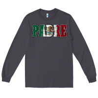 Smoke Mexican Flag Padre Long Sleeve Tee - Jasminsmagicworld