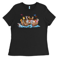 Black noahs ark Ladies Tee - texasbilliewilder
