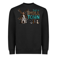 Black just a small town girl Heavyweight Sweatshirt - SublimationCraftShop