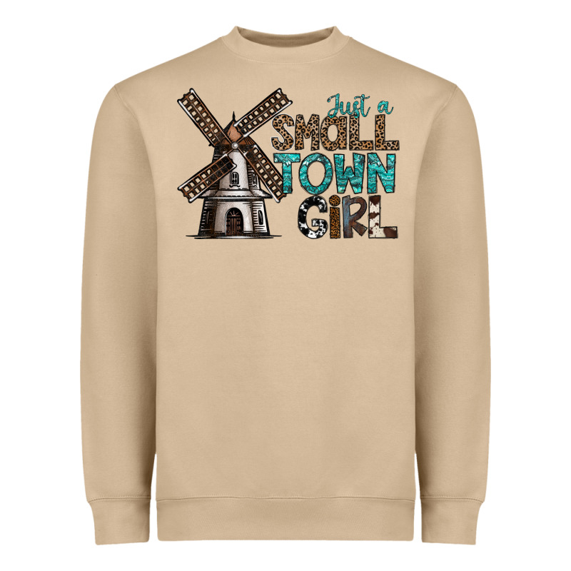 Just A Small Town Girl Heavyweight Sweatshirt by SublimationCraftShop | Teevron
