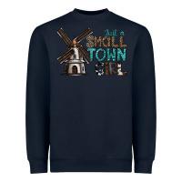 Navy just a small town girl Heavyweight Sweatshirt - SublimationCraftShop