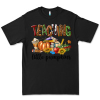 Black Teaching Little Pumpkins Premium Tee - texasbilliewilder