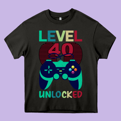 Level 40 Unlocked Heavy Core Tee Designed By Bettercallsaul