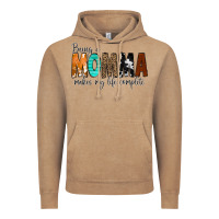 Vintage Coffee Being a Momma Makes My Life Complete Vintage Hoodie - CowCowDesign