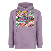 Lavender pink stitch  christmas Heavyweight Hoodie - AdoDesignShop