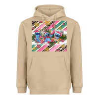 Mushroom pink stitch  christmas Heavyweight Hoodie - AdoDesignShop
