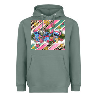 Sage pink stitch  christmas Heavyweight Hoodie - AdoDesignShop