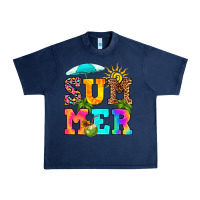 Navy summer Urban Heavy Tee - RanaPortraitStore