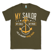 Army Green Proud Navy Mother for Moms of Sailors Proud Mom Navy Family Classic Tee - longCreatives