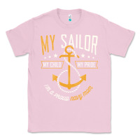 Bubblegum Pink Proud Navy Mother for Moms of Sailors Proud Mom Navy Family Classic Tee - longCreatives