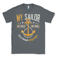 Charcoal Heather Proud Navy Mother for Moms of Sailors Proud Mom Navy Family Classic Tee - longCreatives