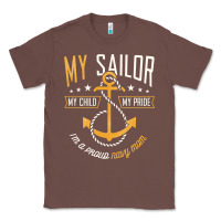 Chestnut Proud Navy Mother for Moms of Sailors Proud Mom Navy Family Classic Tee - longCreatives