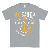 Heather Grey Proud Navy Mother for Moms of Sailors Proud Mom Navy Family Classic Tee - longCreatives