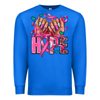 True Royal hope with woman hands Premium Sweatshirt - AdoDesignShop