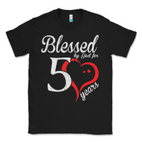 Black Vintage 50th Birthday Blessed By God For 50 Years Birthday Classic Tee - longCreatives