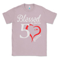 Lilac Vintage 50th Birthday Blessed By God For 50 Years Birthday Classic Tee - longCreatives